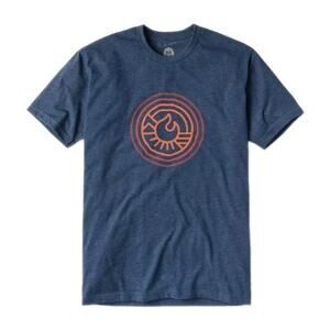 WOHVEN Blue Graphic T-Shirt Cotton Blend Short Sleeve September 2018 Men's XXL